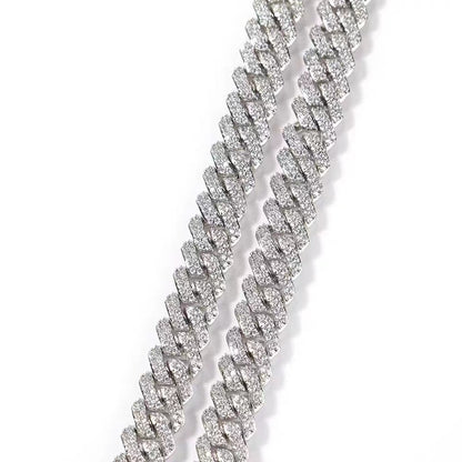 10MM ICED PRONG CUBAN CHAIN