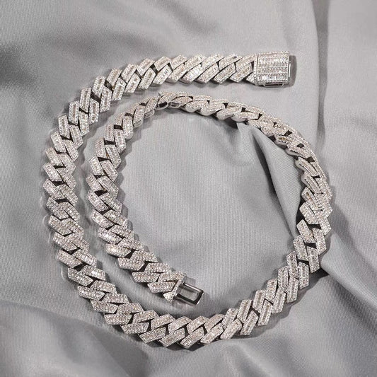 12MM BAGUETTE CUBAN  CHAIN