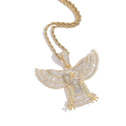 ICED SOLID EAGLE PENDANT