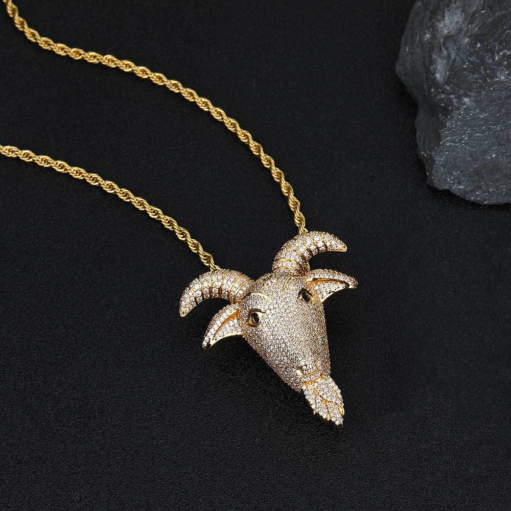 ICED GOAT PENDANT