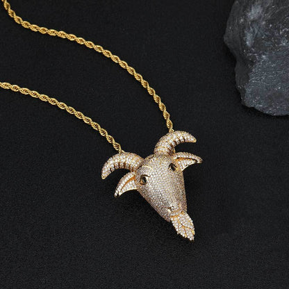 ICED GOAT PENDANT