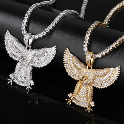 ICED SOLID EAGLE PENDANT