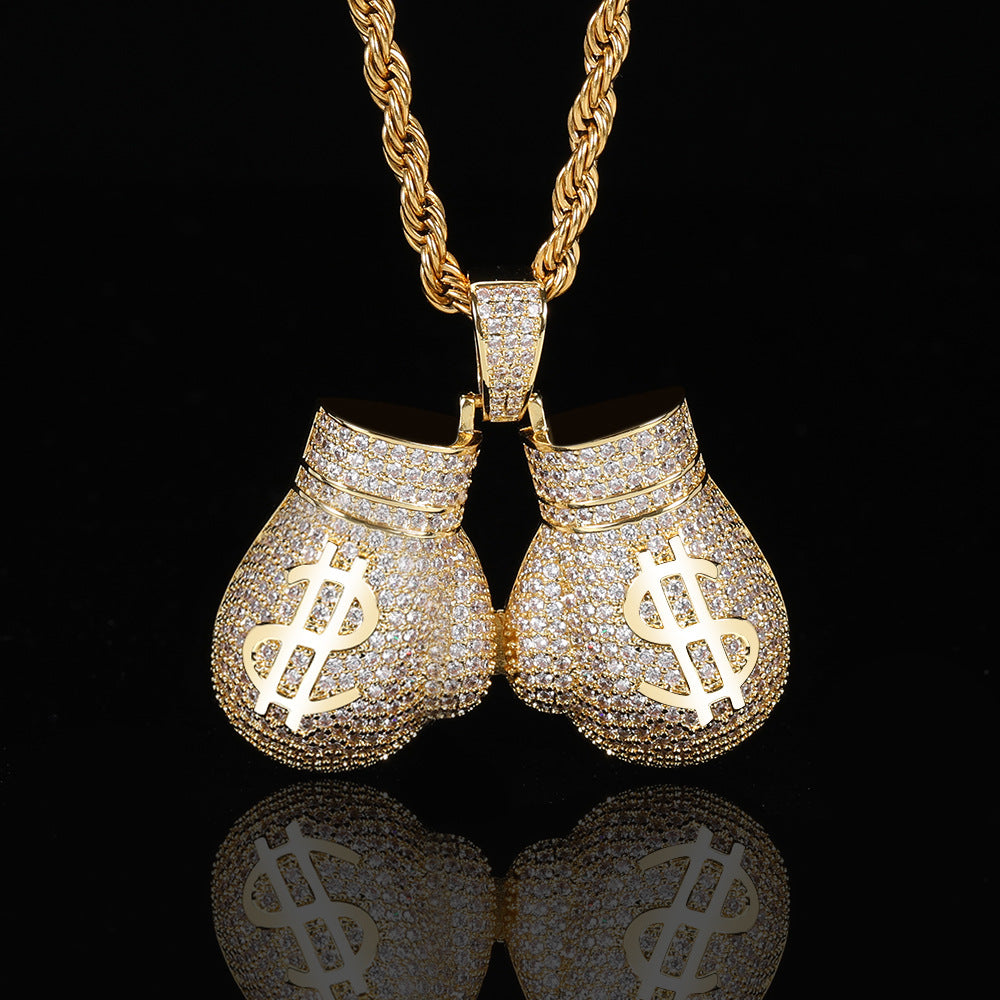 ICED BOXING  PENDANT