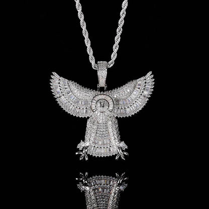 ICED SOLID EAGLE PENDANT