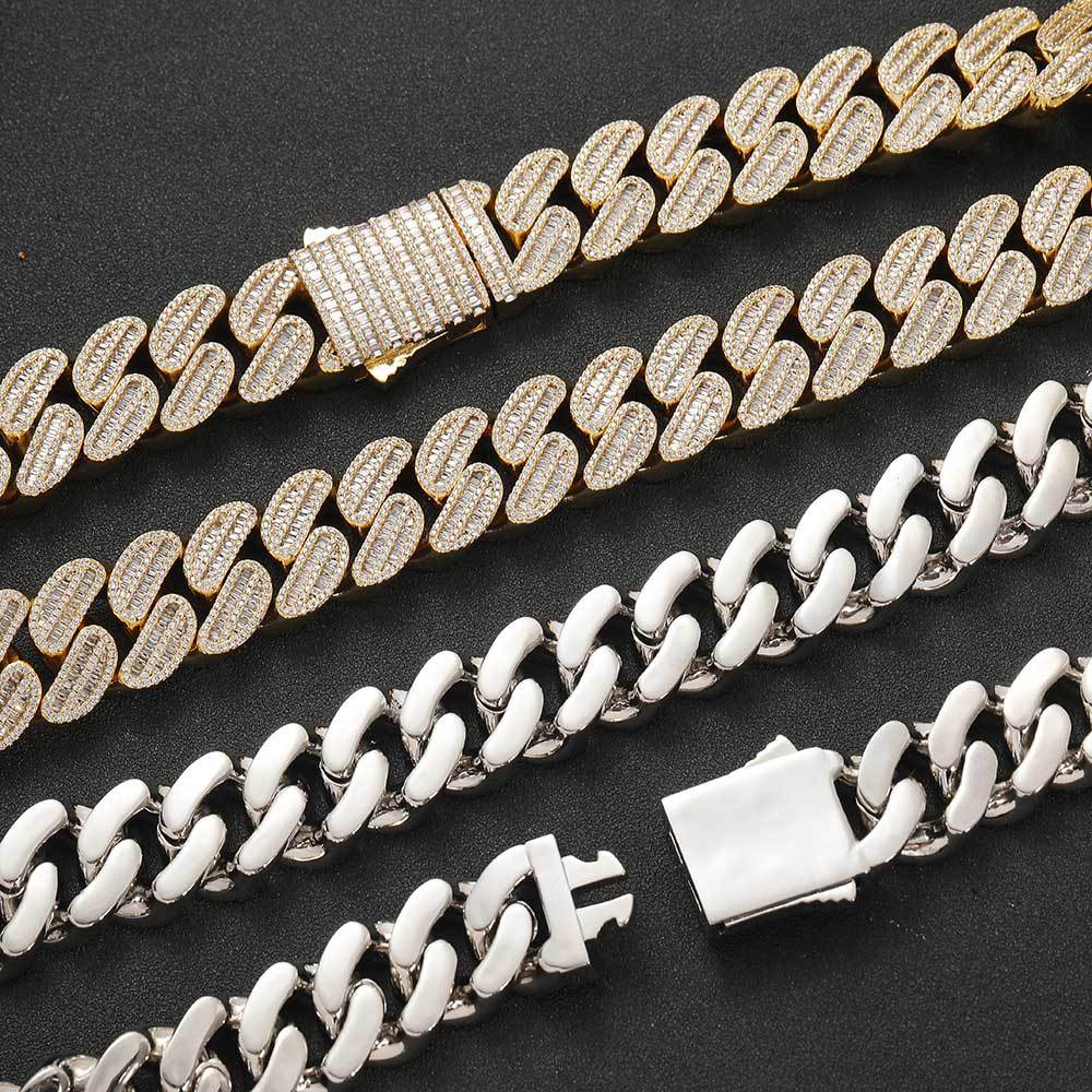 20MM ICED BAGUETTE CUBAN CHAIN