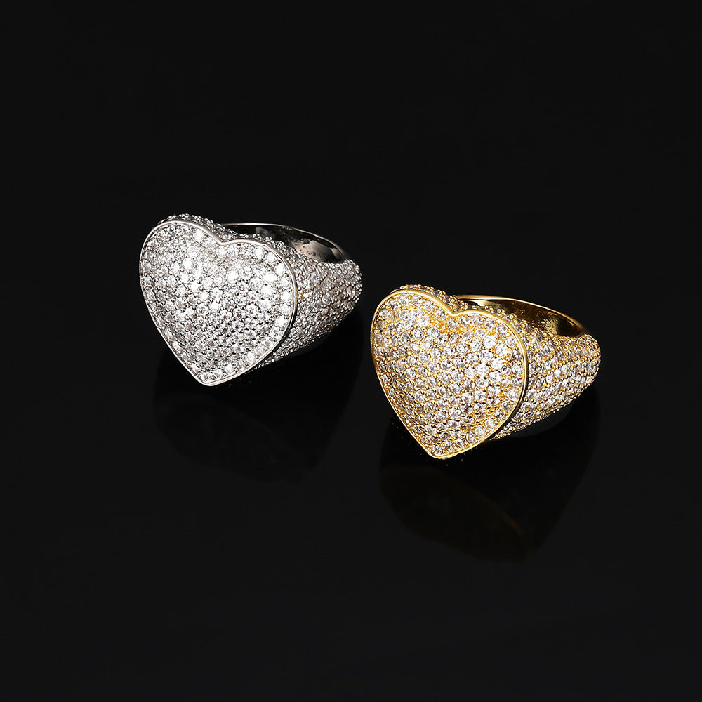 18K GOLD-PLATED Heart Ring