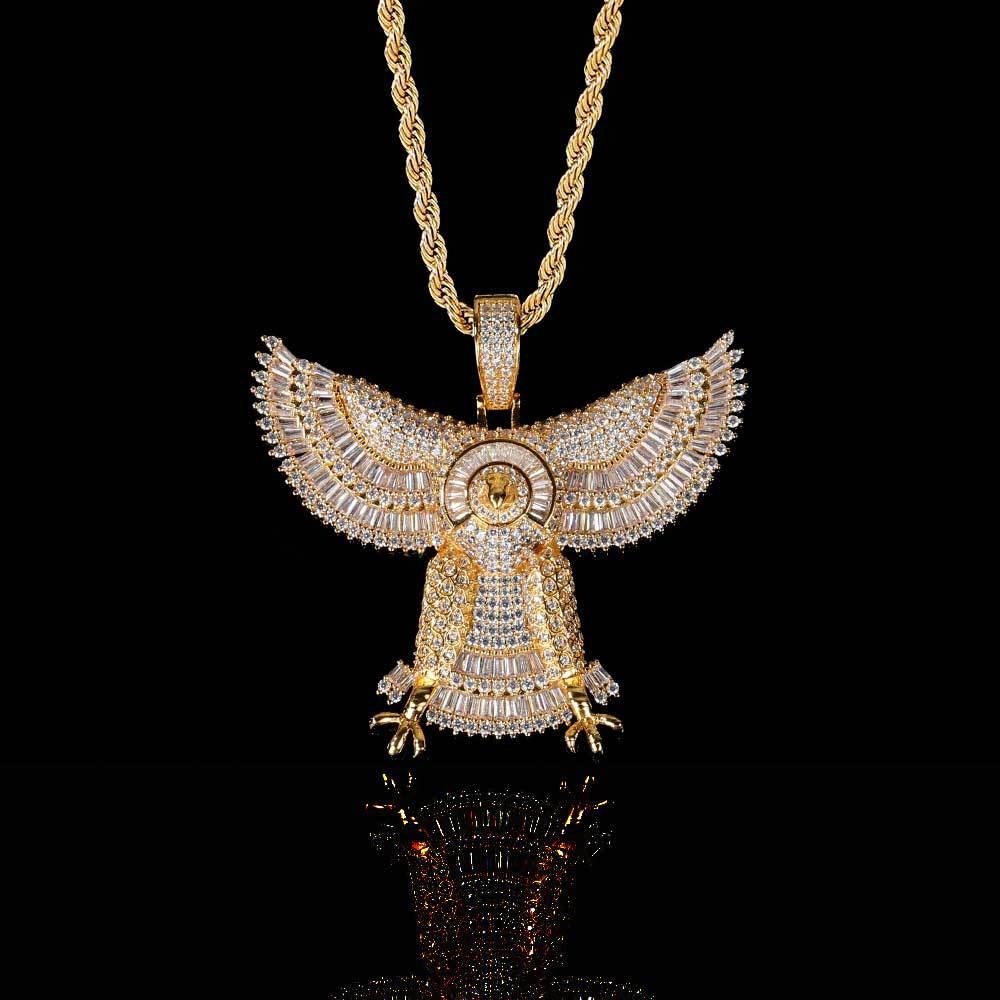 ICED SOLID EAGLE PENDANT