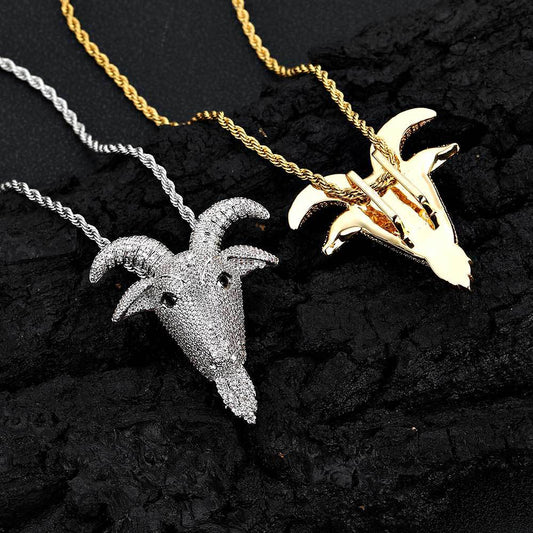 ICED GOAT PENDANT