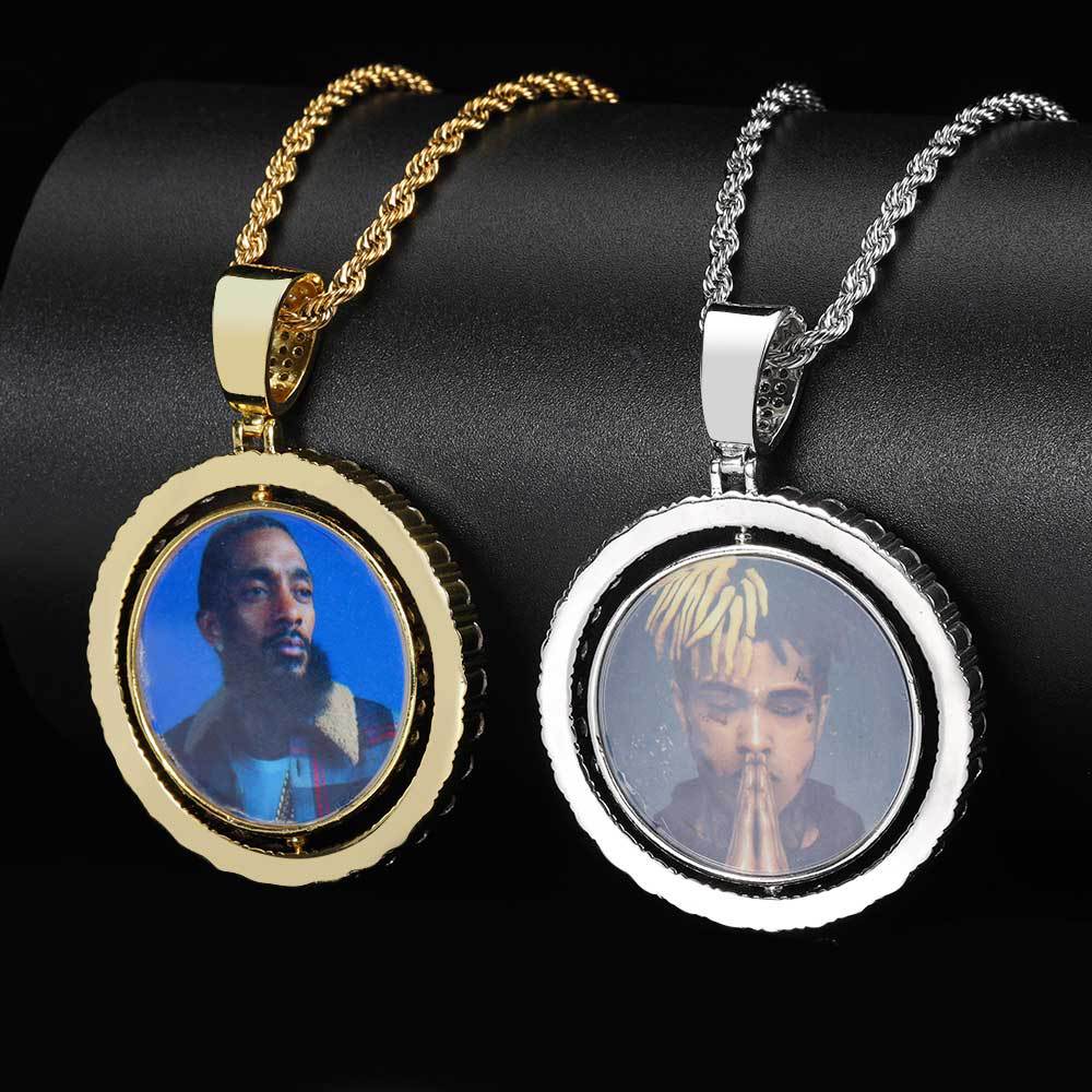 2-FACED SPINNING CUSTOM PICTURE PENDANT