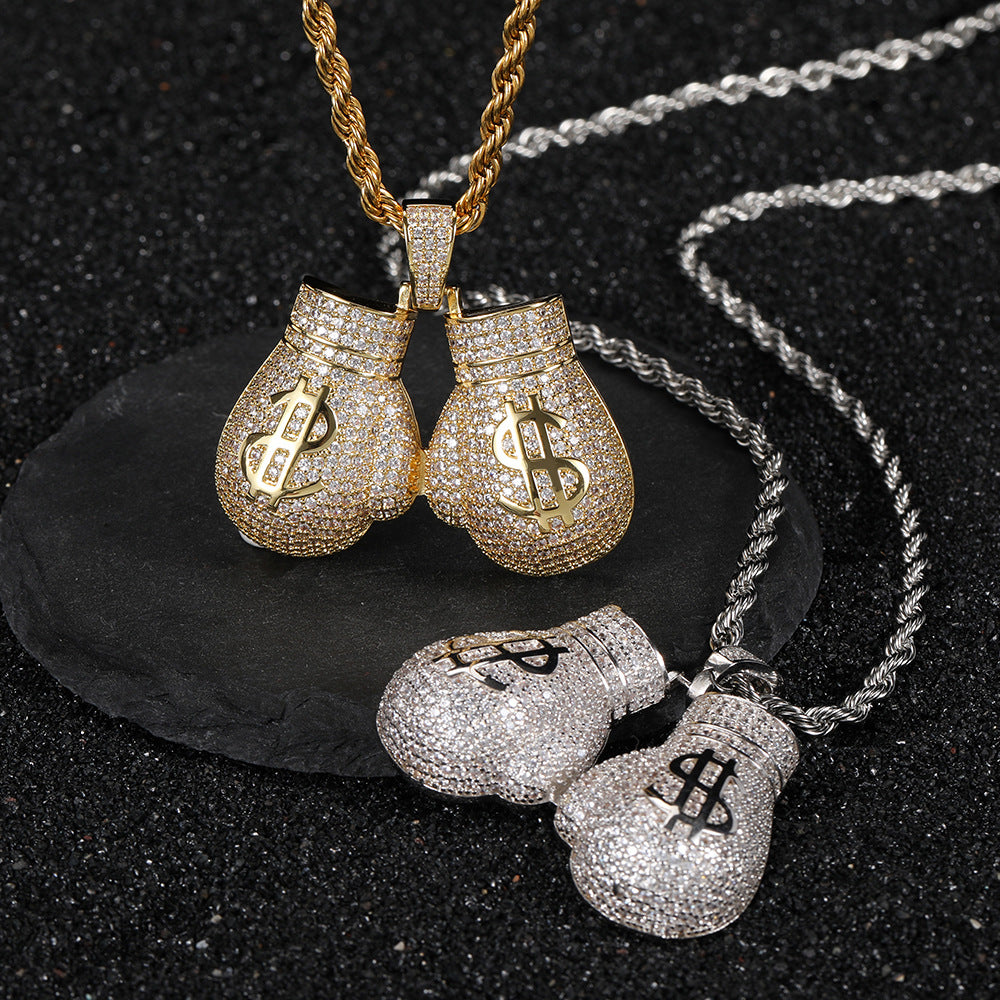 ICED BOXING  PENDANT