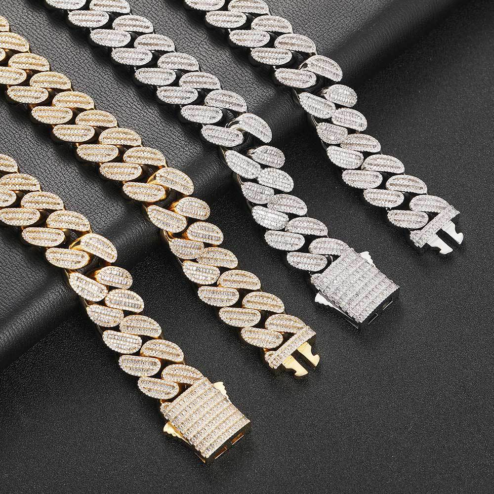 20MM ICED BAGUETTE CUBAN CHAIN