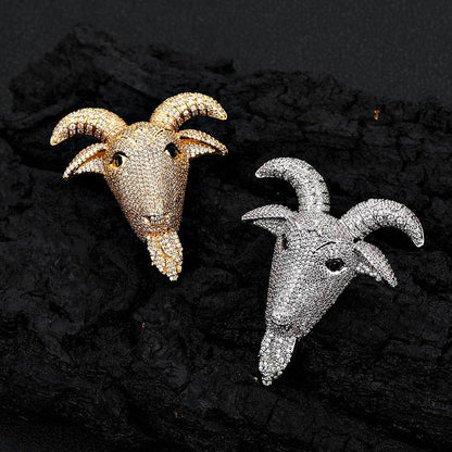 ICED GOAT PENDANT