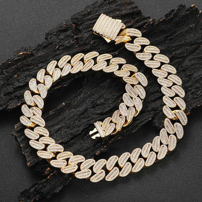 20MM ICED BAGUETTE CUBAN CHAIN